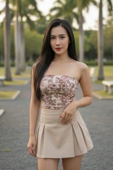 Girl NOON posing gracefully – available for massage companionship in JB Town 5.