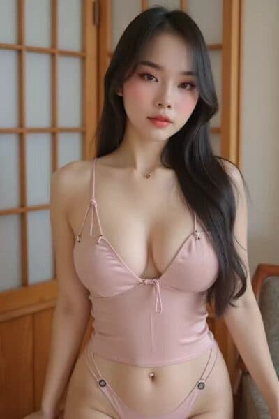 Girl MOJI posing gracefully – available for massage companionship in JB Town 4.