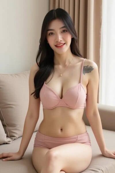 Girl PASTA posing gracefully – available for massage companionship in Tebrau 1.