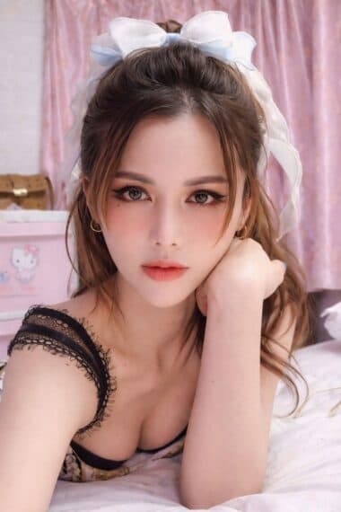 SALLY posing gracefully – available for massage companionship in Bukit Indah 4. - small image