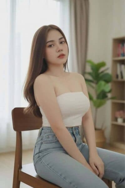 Girl CAKE posing gracefully – available for massage companionship in JB Town 4.