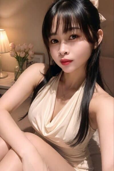 Girl NILY posing gracefully – available for massage companionship in Nusa Bestari 3.