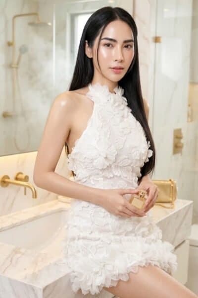 Girl JJ 821 posing gracefully – available for massage companionship in JB Town 6.